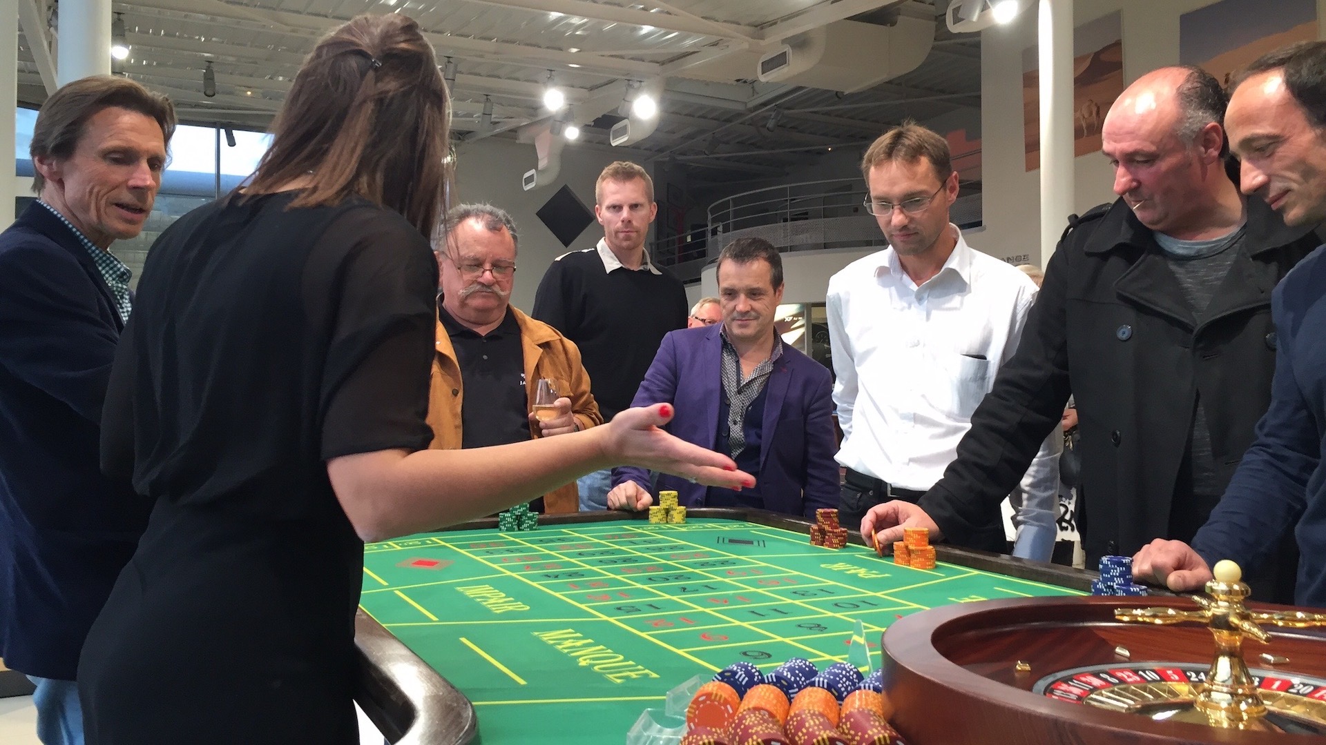 La Table de Roulette en animation casino