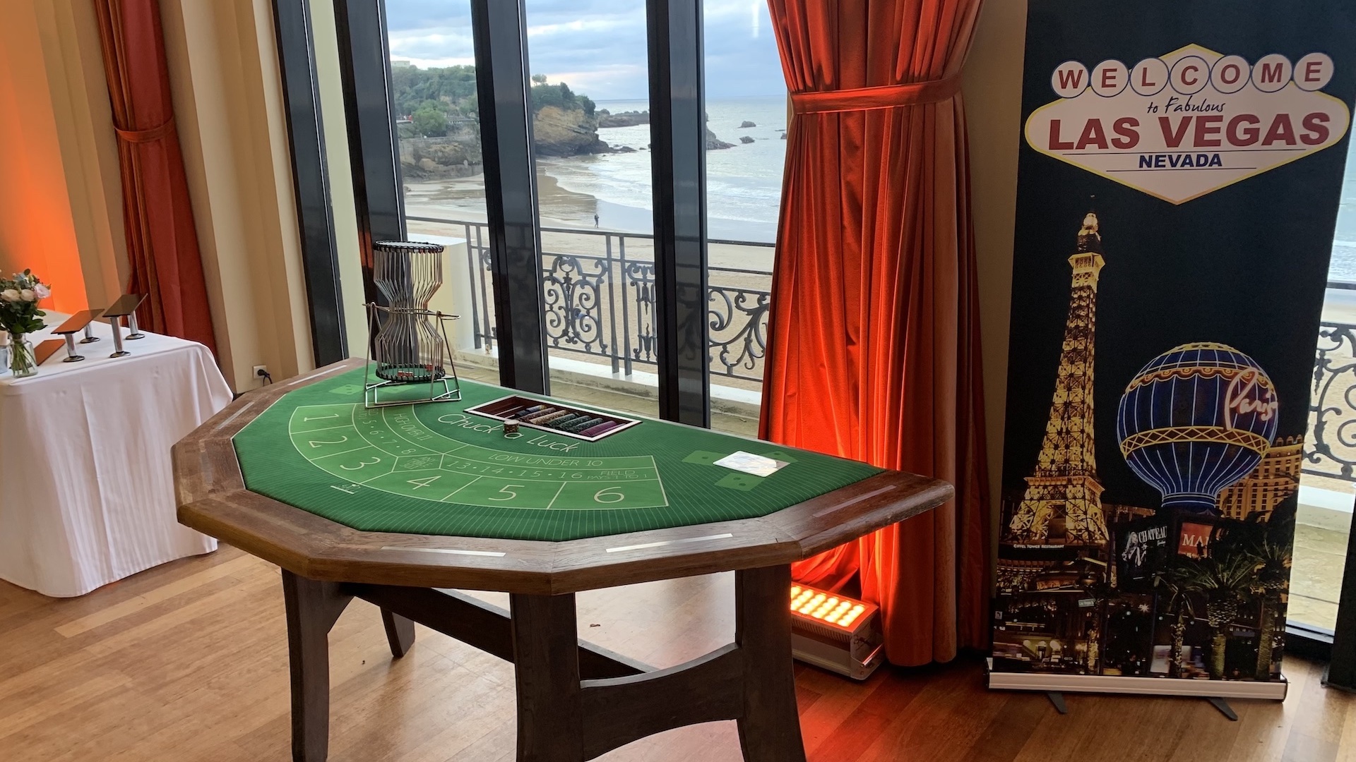 Soirée casino factice à Pau