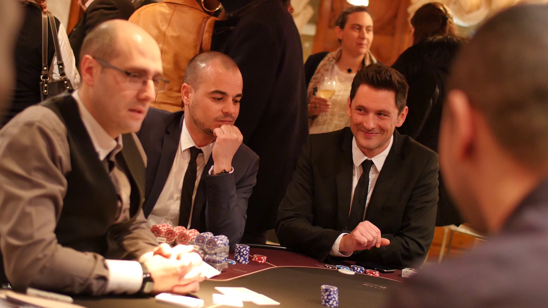 Poker Texas Hold’em lors d’une soirée casino