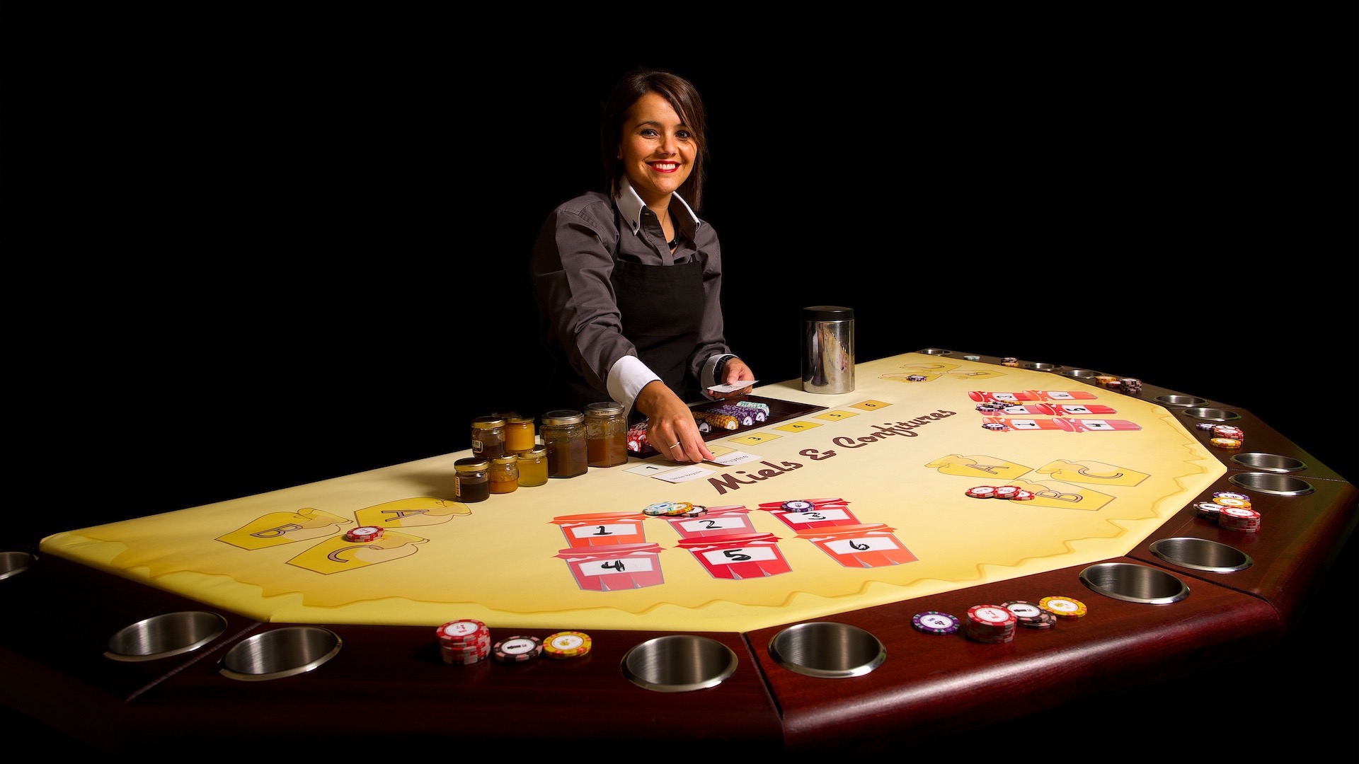 Miels et confitures pour votre casino gourmand