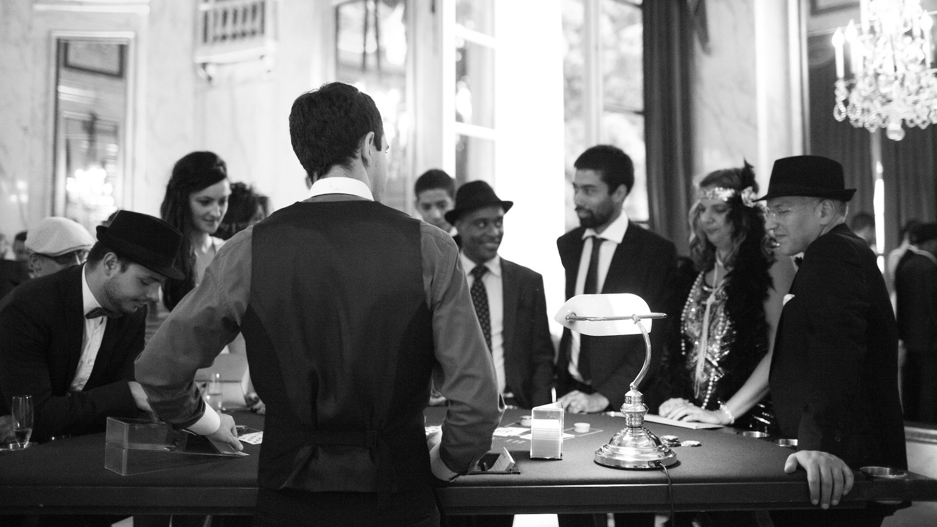 Le Black Jack dans la soirée casino