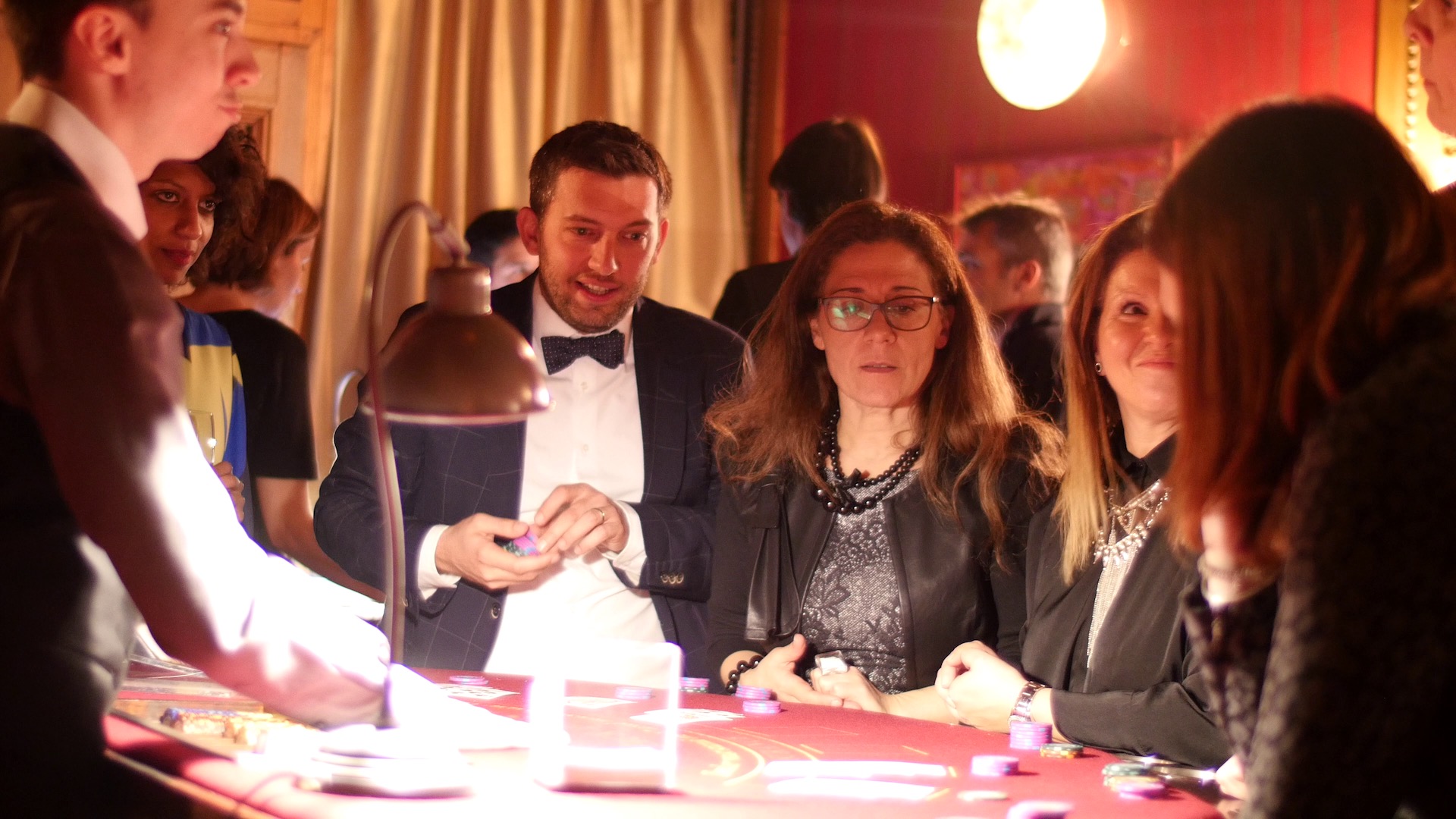 Le Black Jack dans la soirée casino