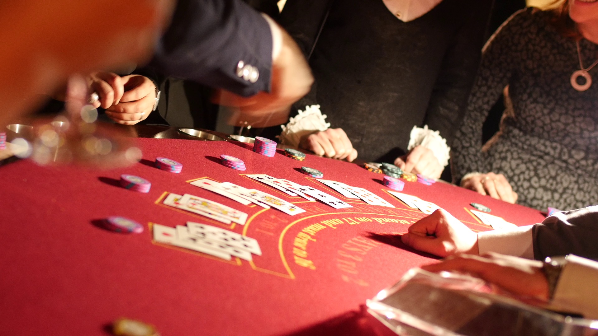 Le Black Jack dans la soirée casino