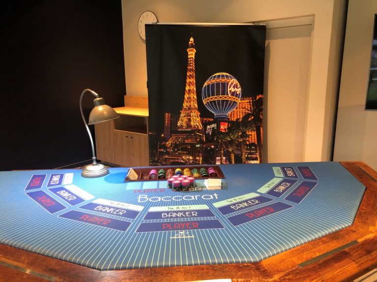 Baccarat en animation casino