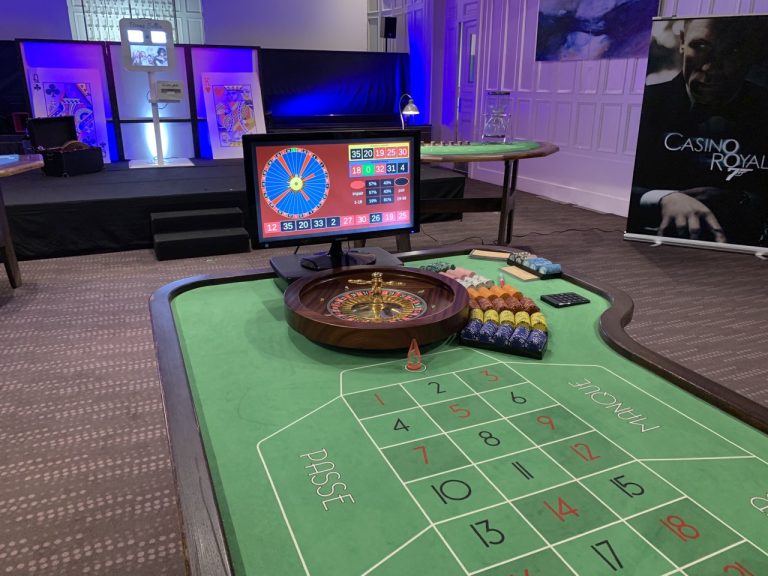 Roulette en animation casino
