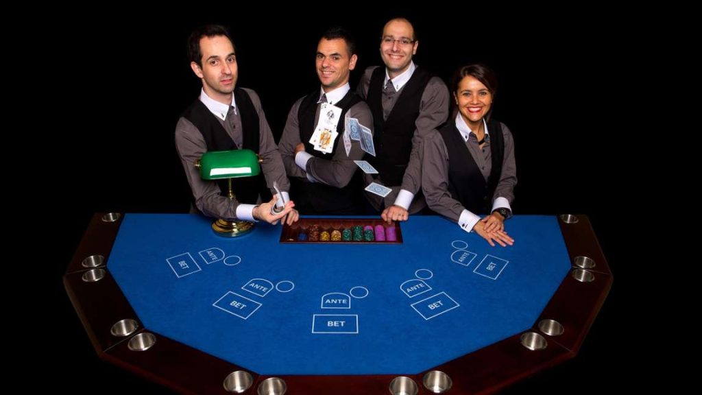 animateurs croupier AA casino poker